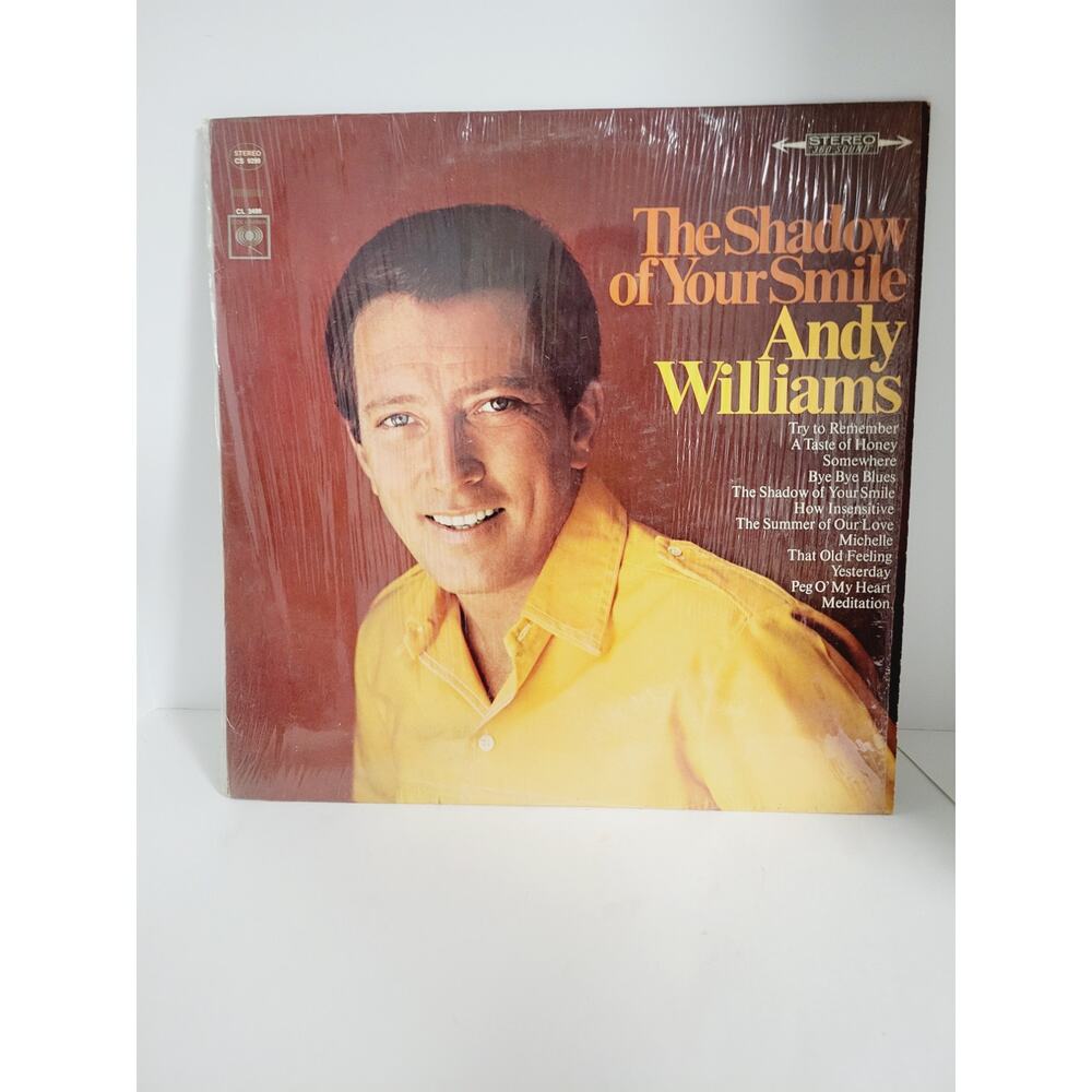 Vintage 1960s Andy Williams The Shadow of Your Smile Vinyl LP